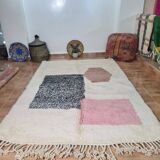Tapis berbère en laine fait main 250 x 150 cm