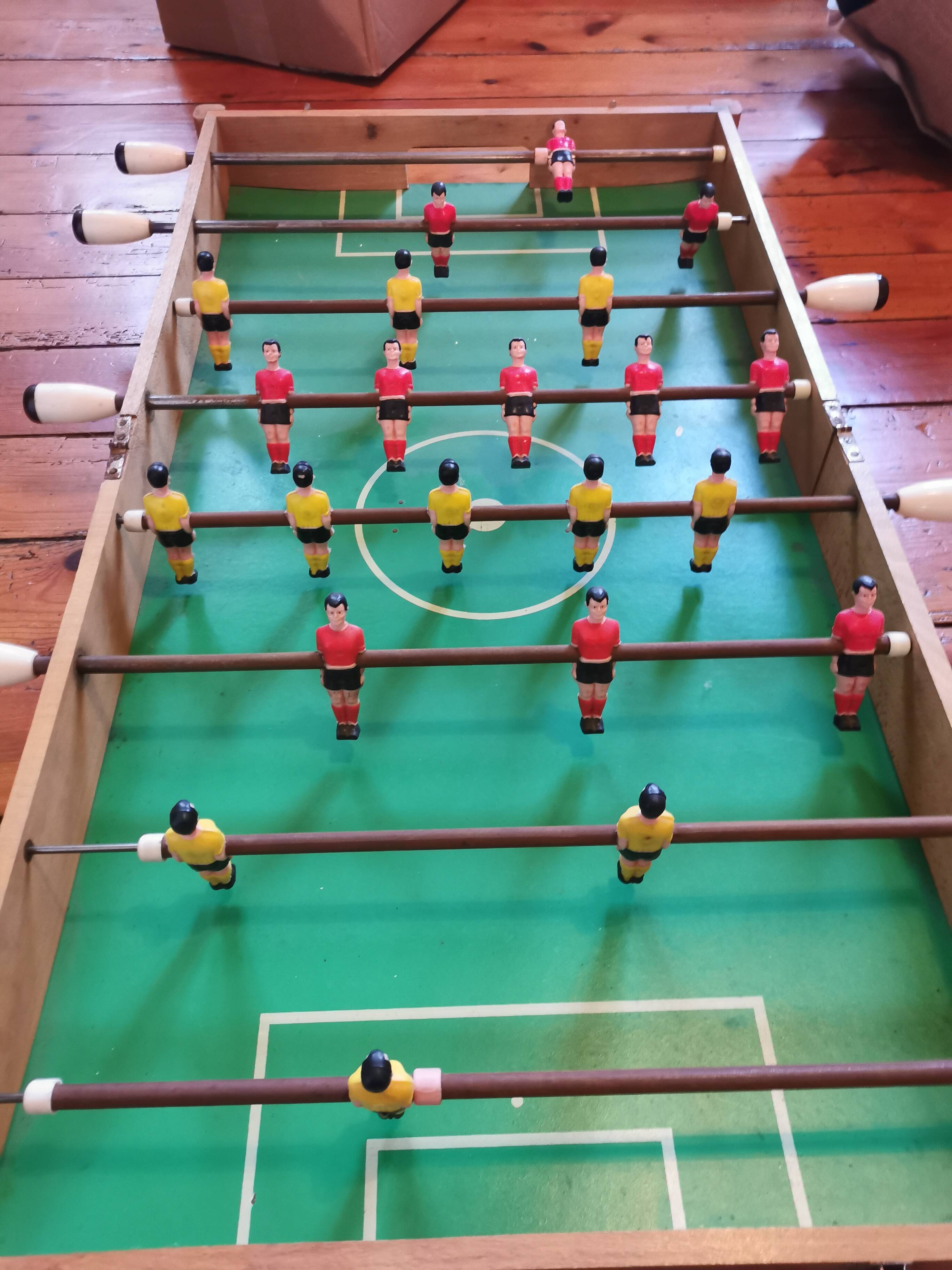 vintage foosball table