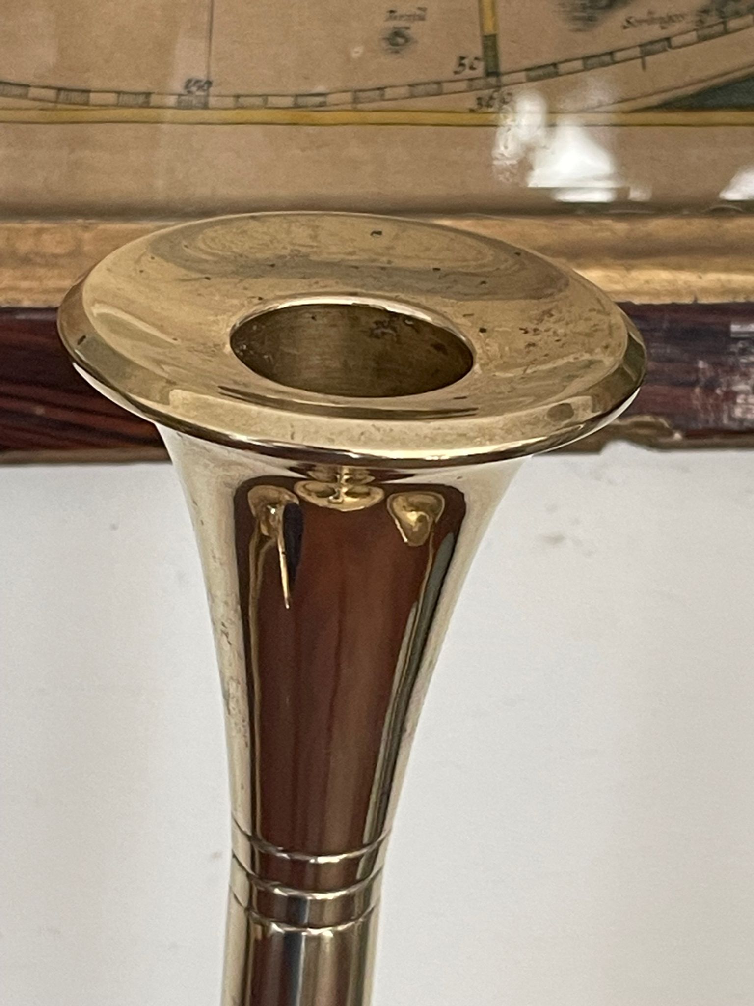 Set of 4 brass candle holders from Villeroy & Boch 45 to 21cm