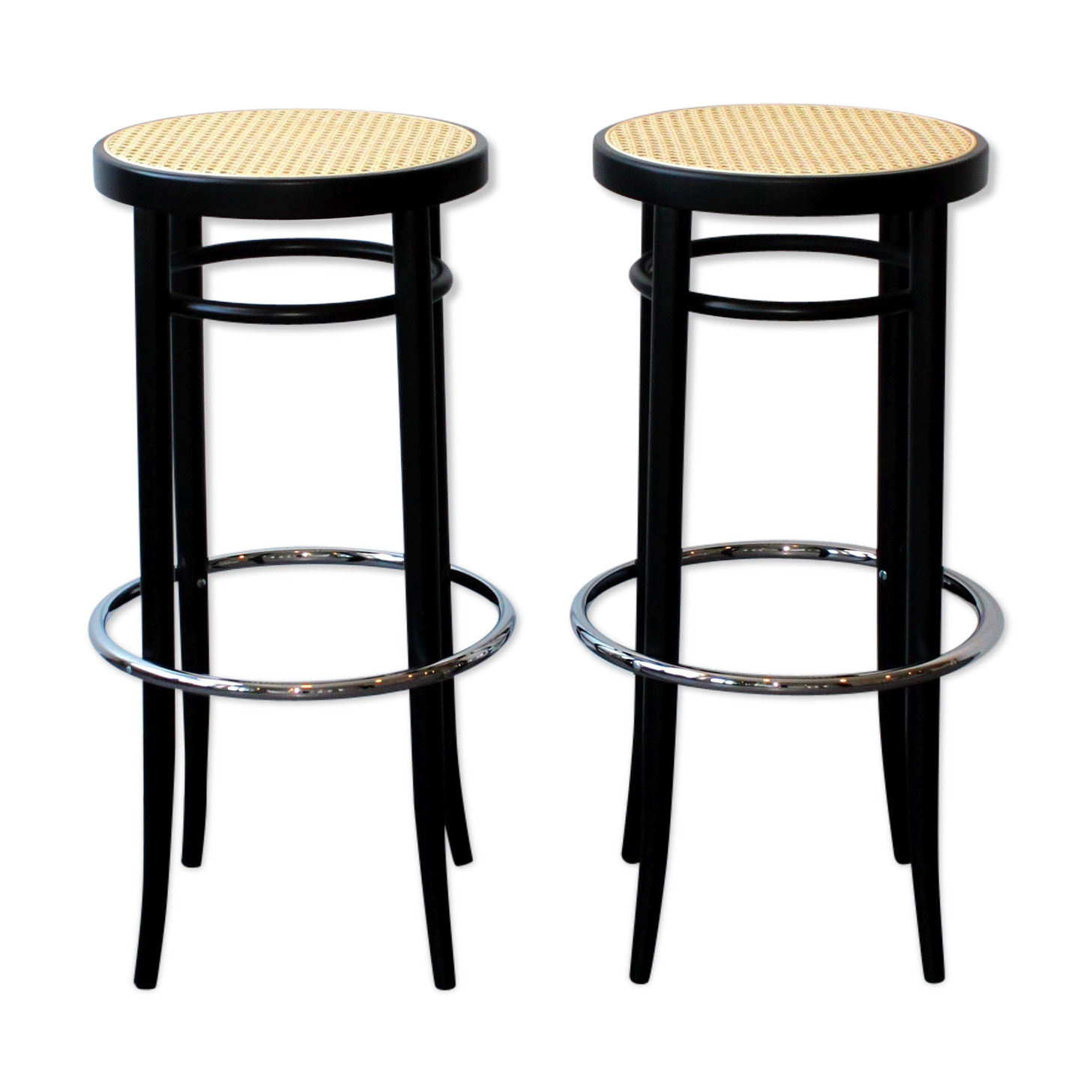 Pair of thonet bar stools model 204