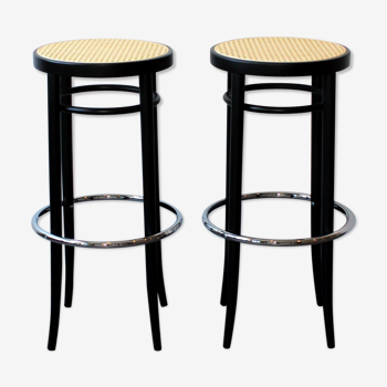 Pair of thonet bar stools model 204