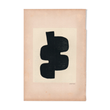 Painting on old paper M706 signed Eawy