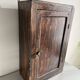 Patinated wooden toilet cabinet / pharmacy