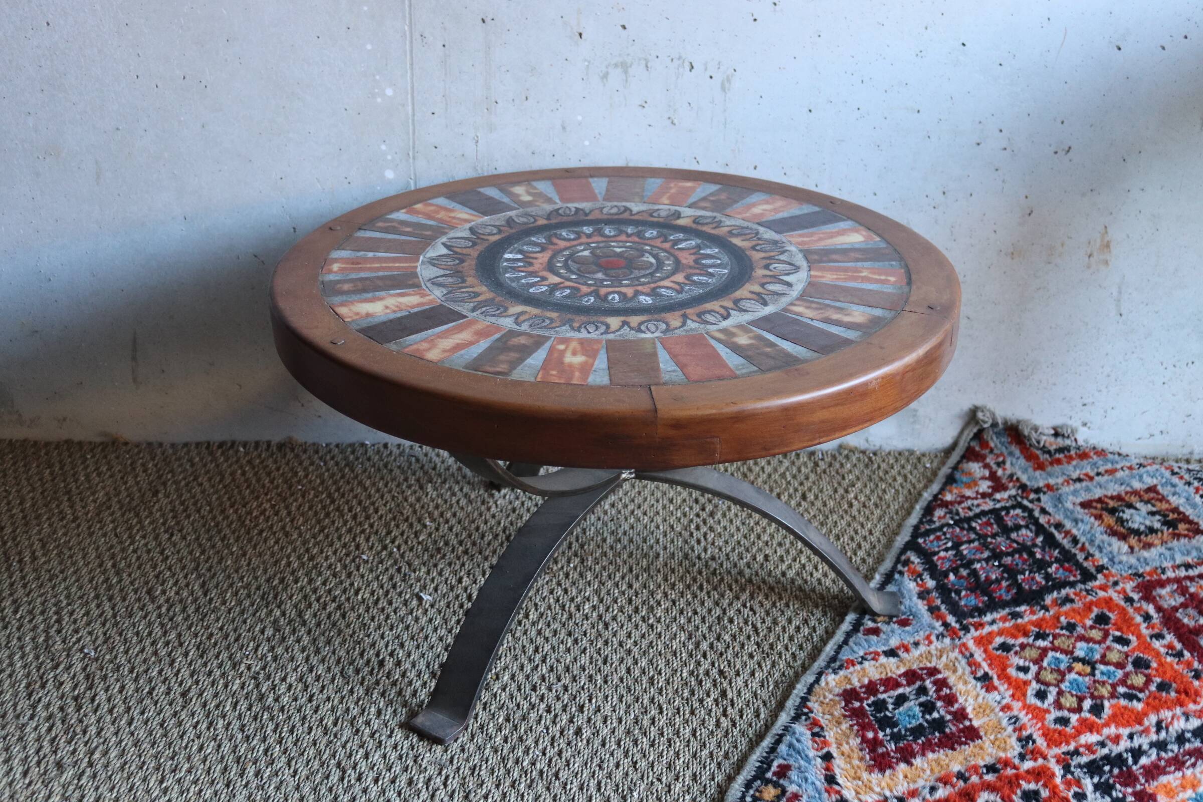 Vallauris Ceramic Coffee Table by Max and Dominique Picard