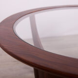 Round teak Astro coffee table by Victor Wilkins for G-Plan, 1950