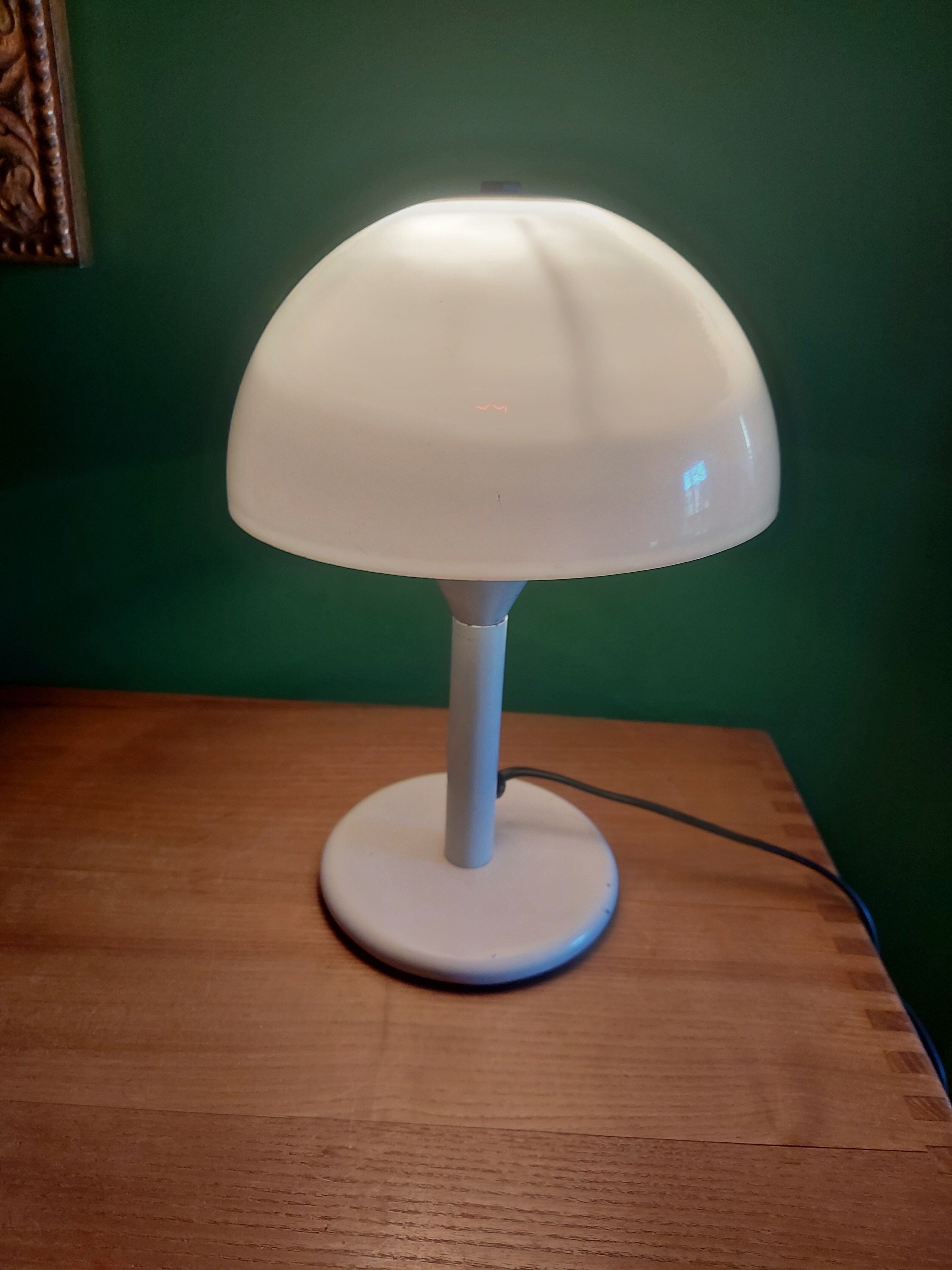 Vintage mushroom lamp Aluminor