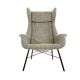 Vintage wingback lounge armchair by Miroslav Navrátil for TON, 1960s
