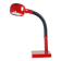 Lampe de table rouge Space Age en plastique, Hongrie 1960