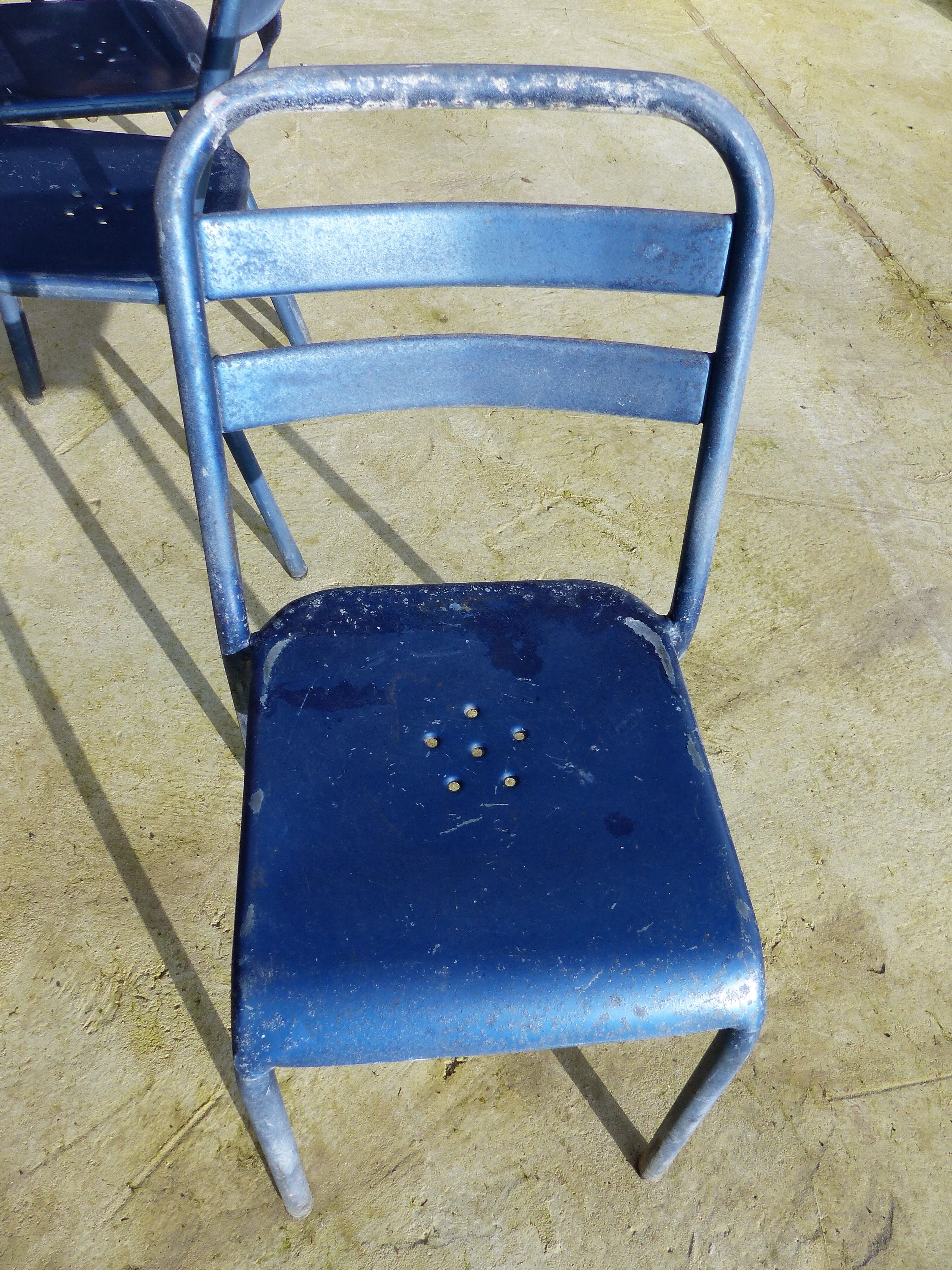 4 vintage bistro chairs