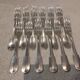 12 silver-plated dessert forks by Christofle Cluny, 17.1cm