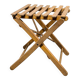 Wooden folding stool