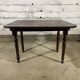 Square shuttered dining table