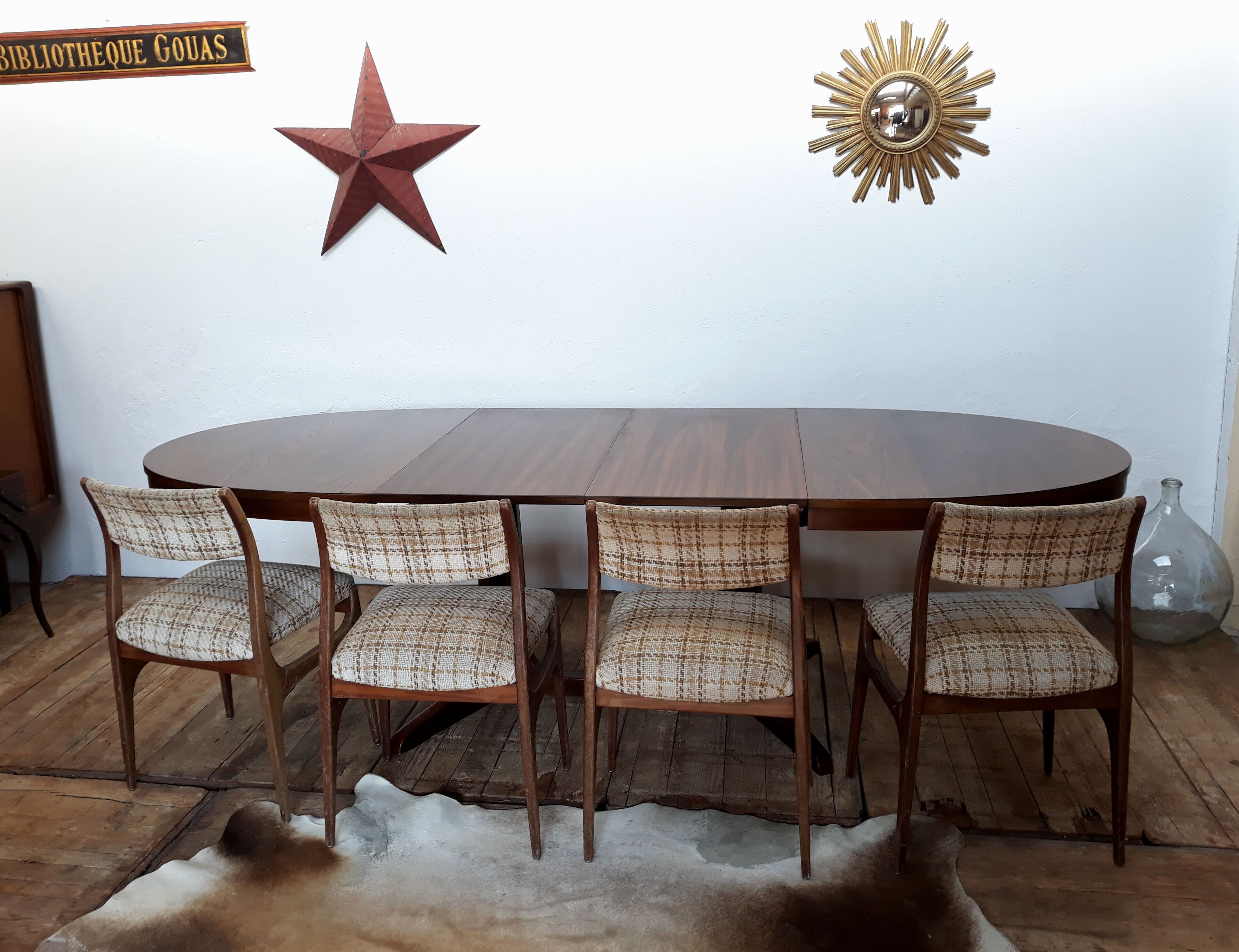 Table extensible vintage Baumann 1970