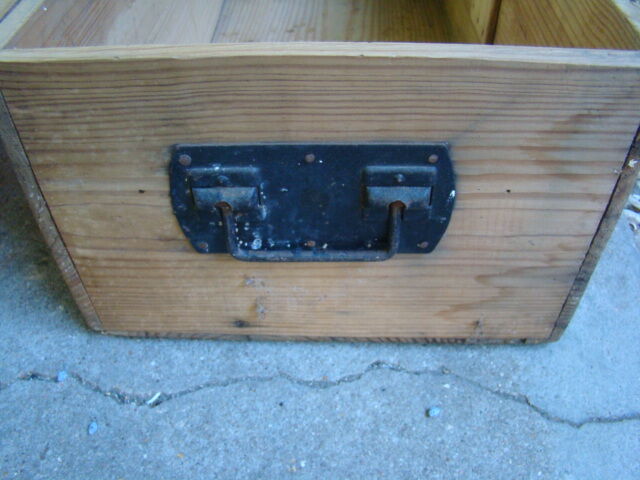 Old transport crate
