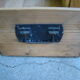 Old transport crate