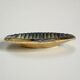 Large asparagus plate barbotine Onnaing / Wasmuel
