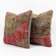 Set of 2 vintage Turkish cushion covers 58x58 cm