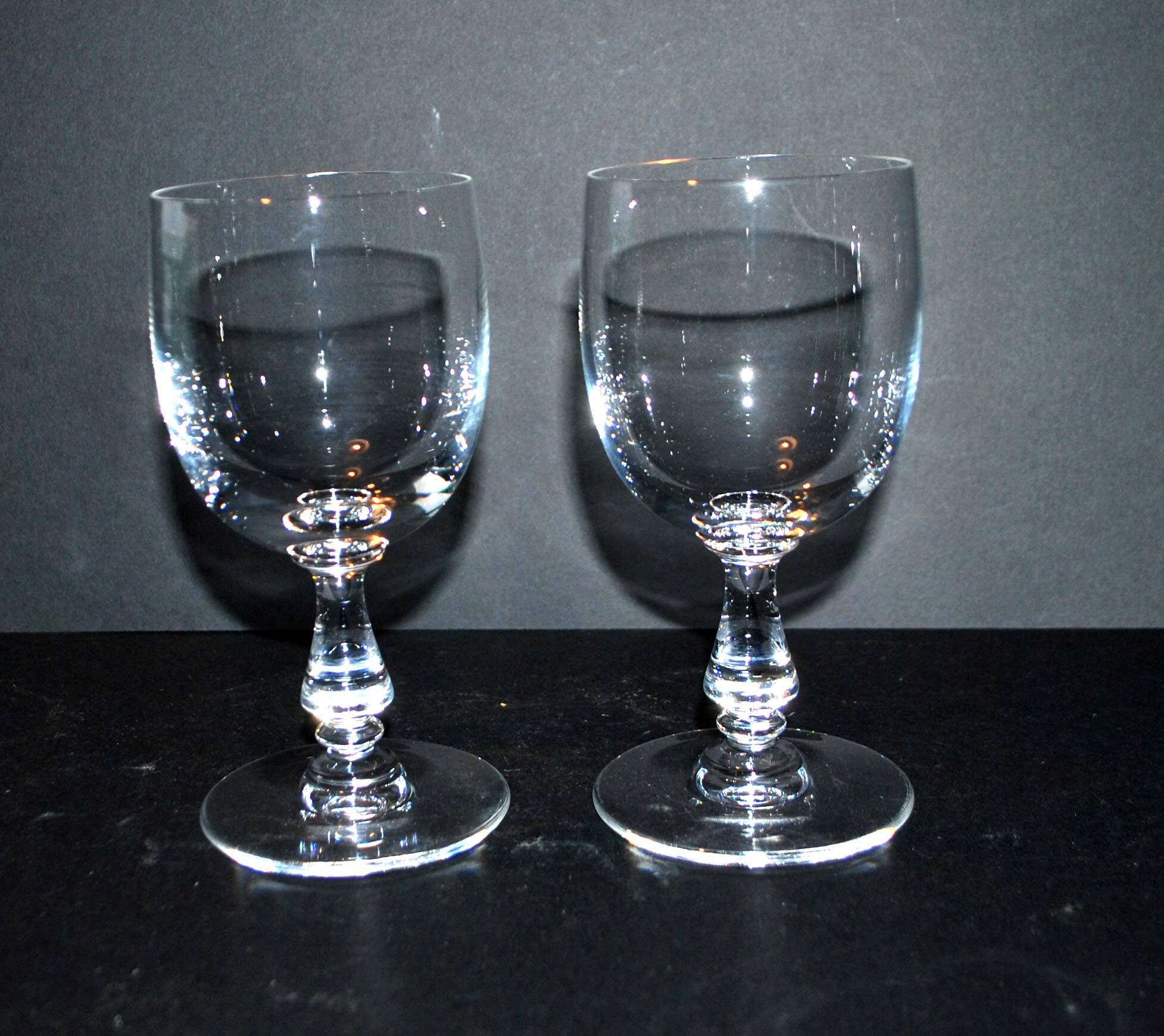Set of 2 Uni crystal wine glasses from SAINT-LOUIS "2nd choice" H14cm