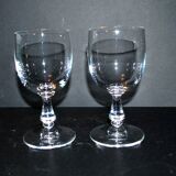 Set of 2 Uni crystal wine glasses from SAINT-LOUIS "2nd choice" H14cm