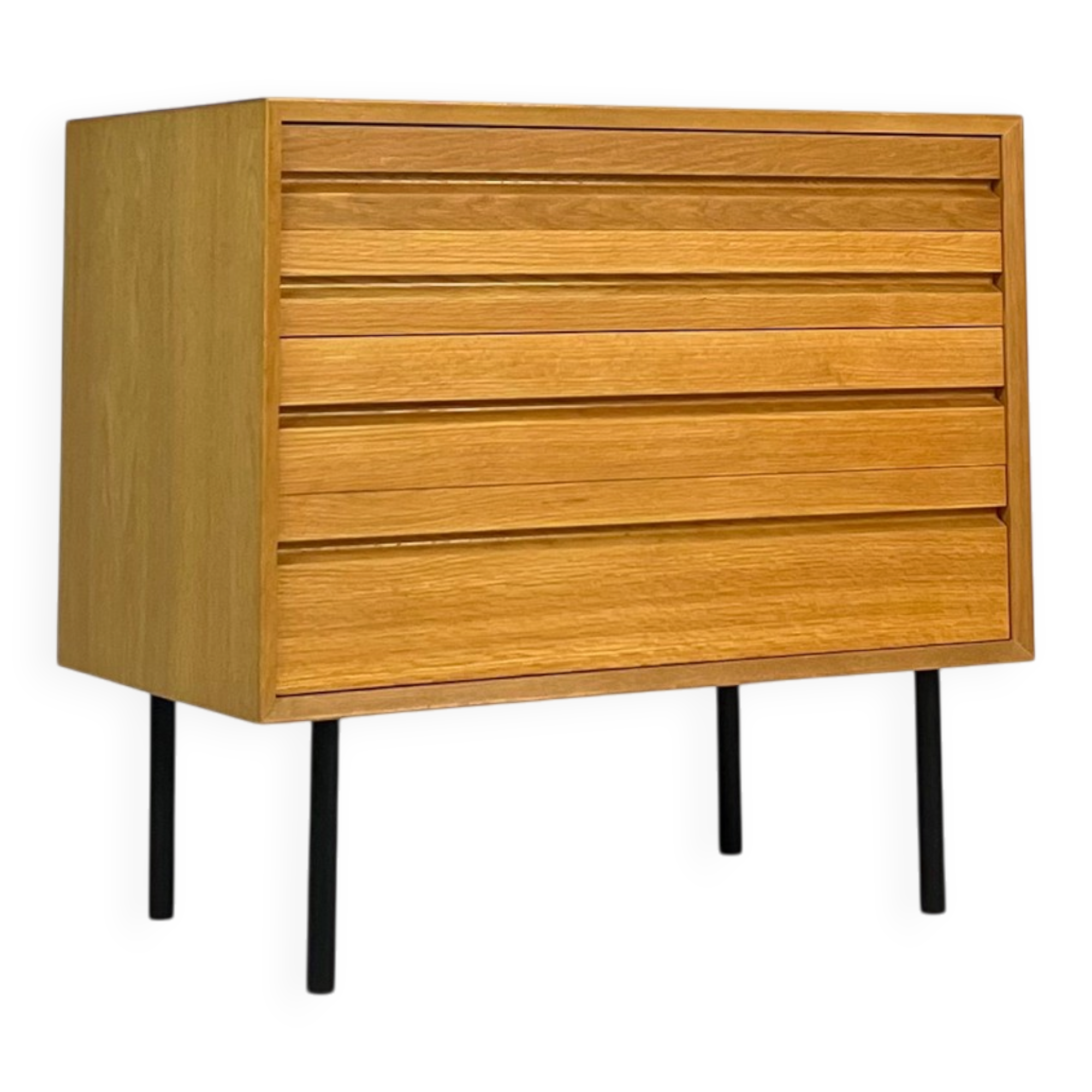 Commode vintage en chêne Cadovius, buffet, meuble de rangement danois.