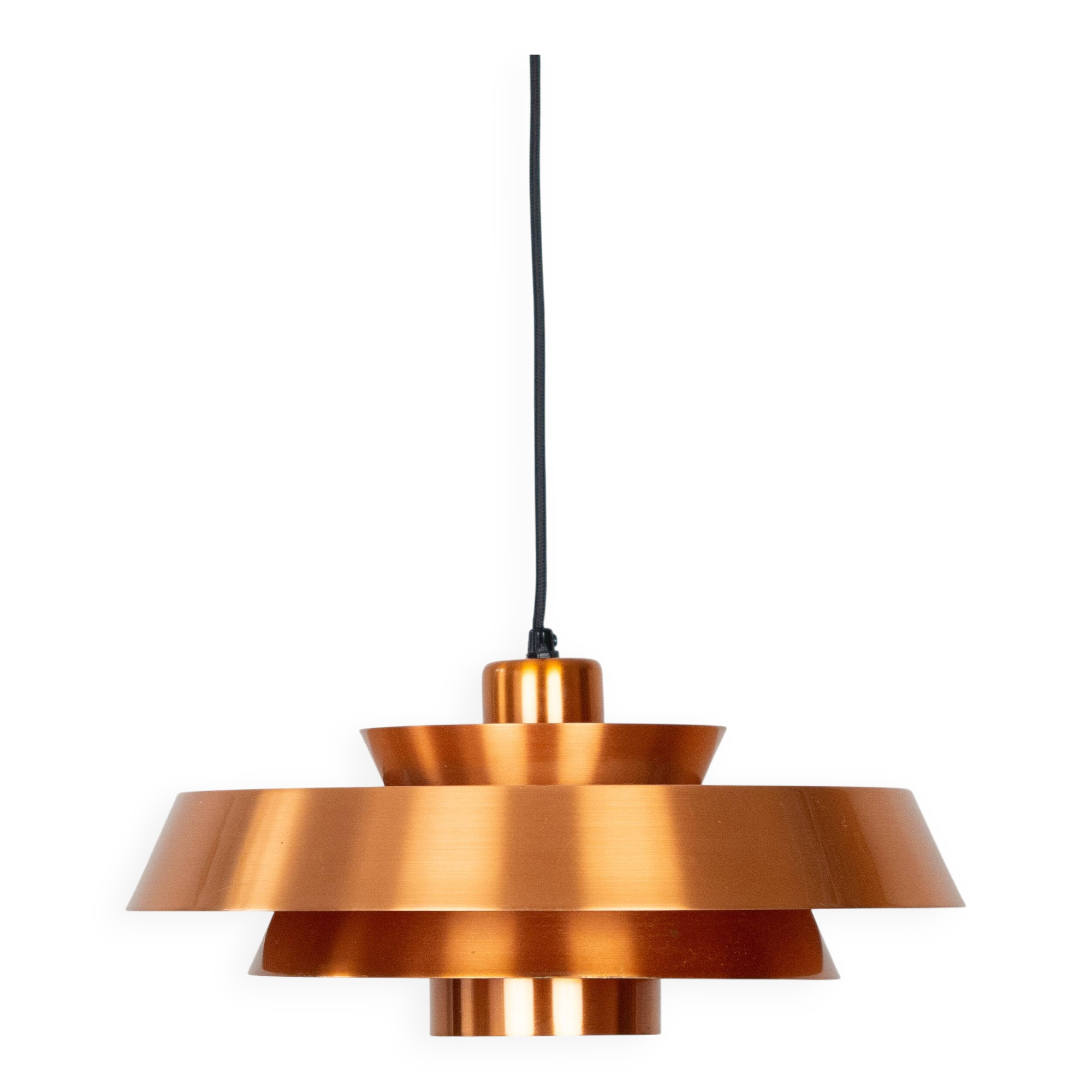 Danish vintage pendant lamp Nova by jo Hammerborg, Fog og Morup, 1963