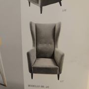 Dark Goldenrod Wingback Armchair model 437 by Gio Ponti for Cassina
