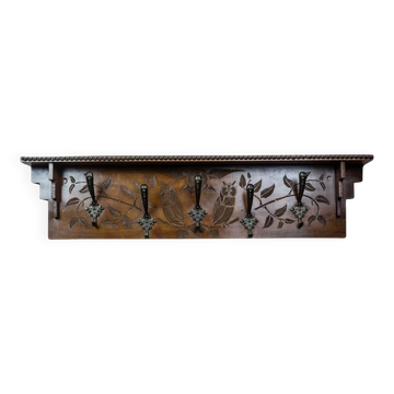 Wooden Coat Rack, 1940s