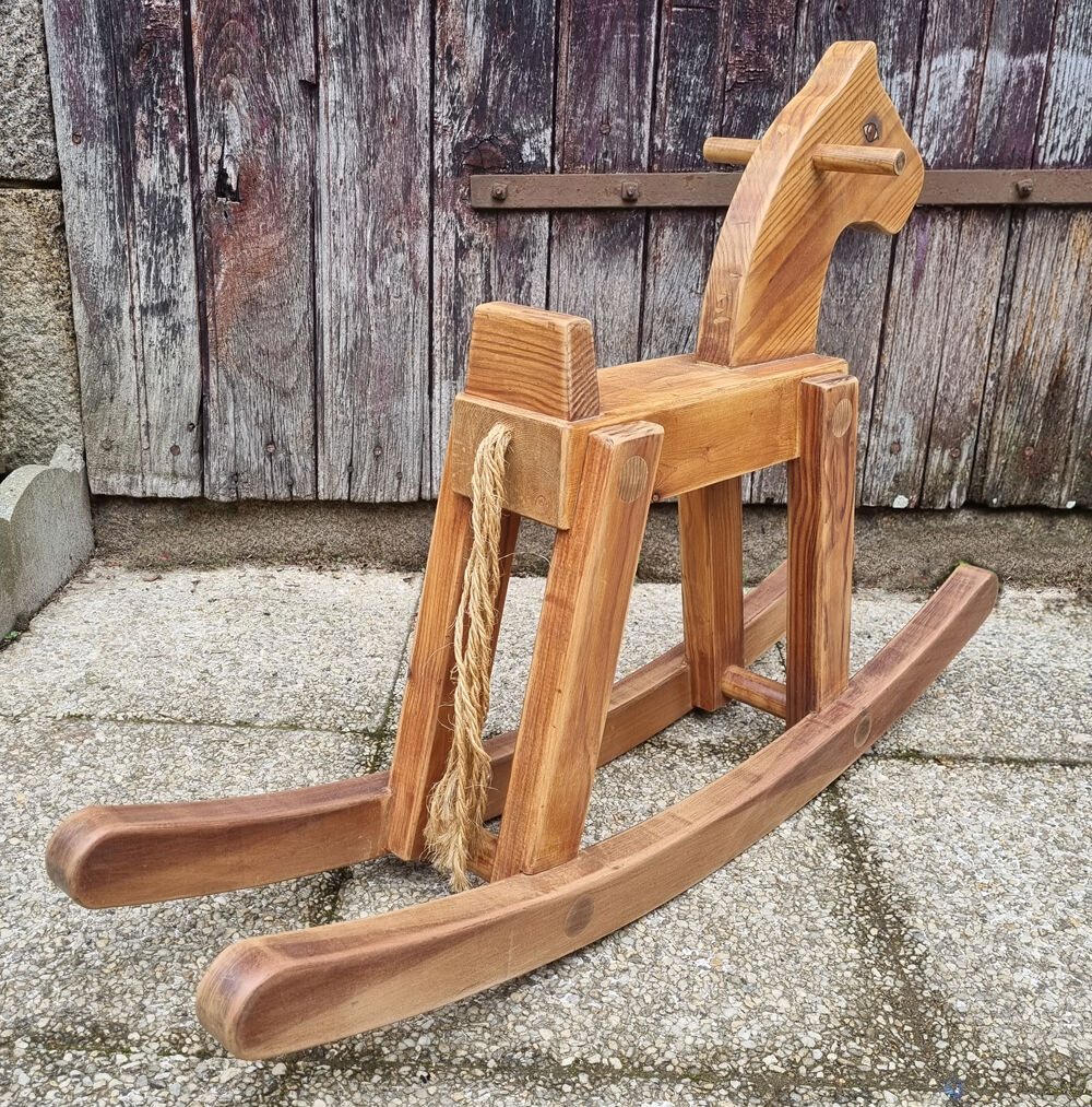 Vintage rocking wooden horse