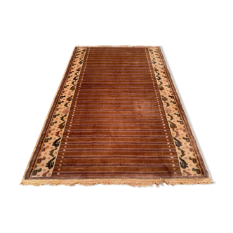 Tapis pakistanais vintage fin 200x125 cm turkoman bokhara beige medium