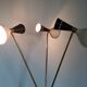 Charleston lamp with 3 two-tone diabolos, Mid-Century 1950s design