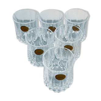 Set of 6 mini glasses Cristal d'Arques