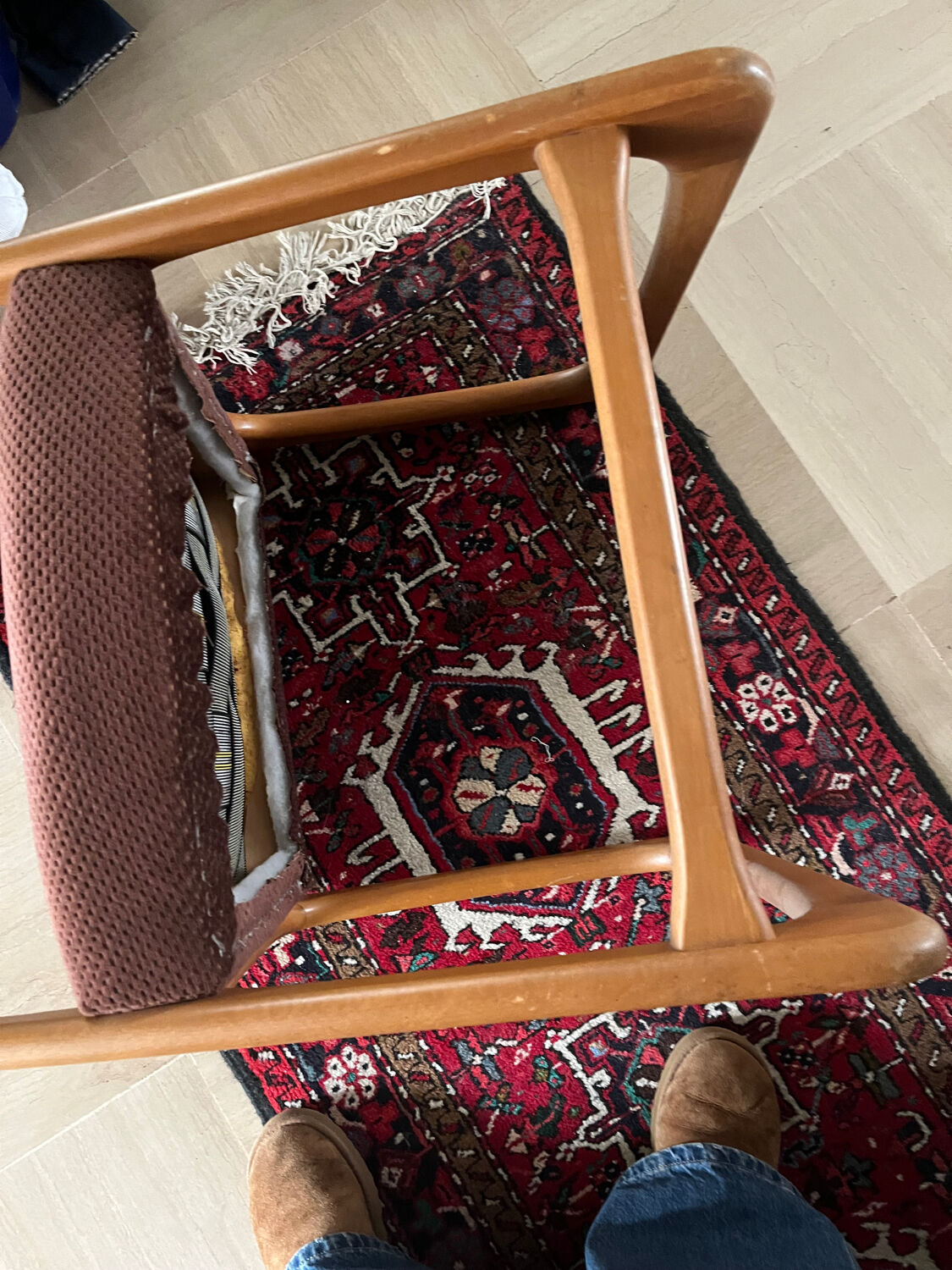 4 Baumann sleigh chairs