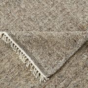 Tapis Kilim turc vintage marron uni 8x10, 255x322 cm