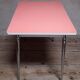 Table formica chrome