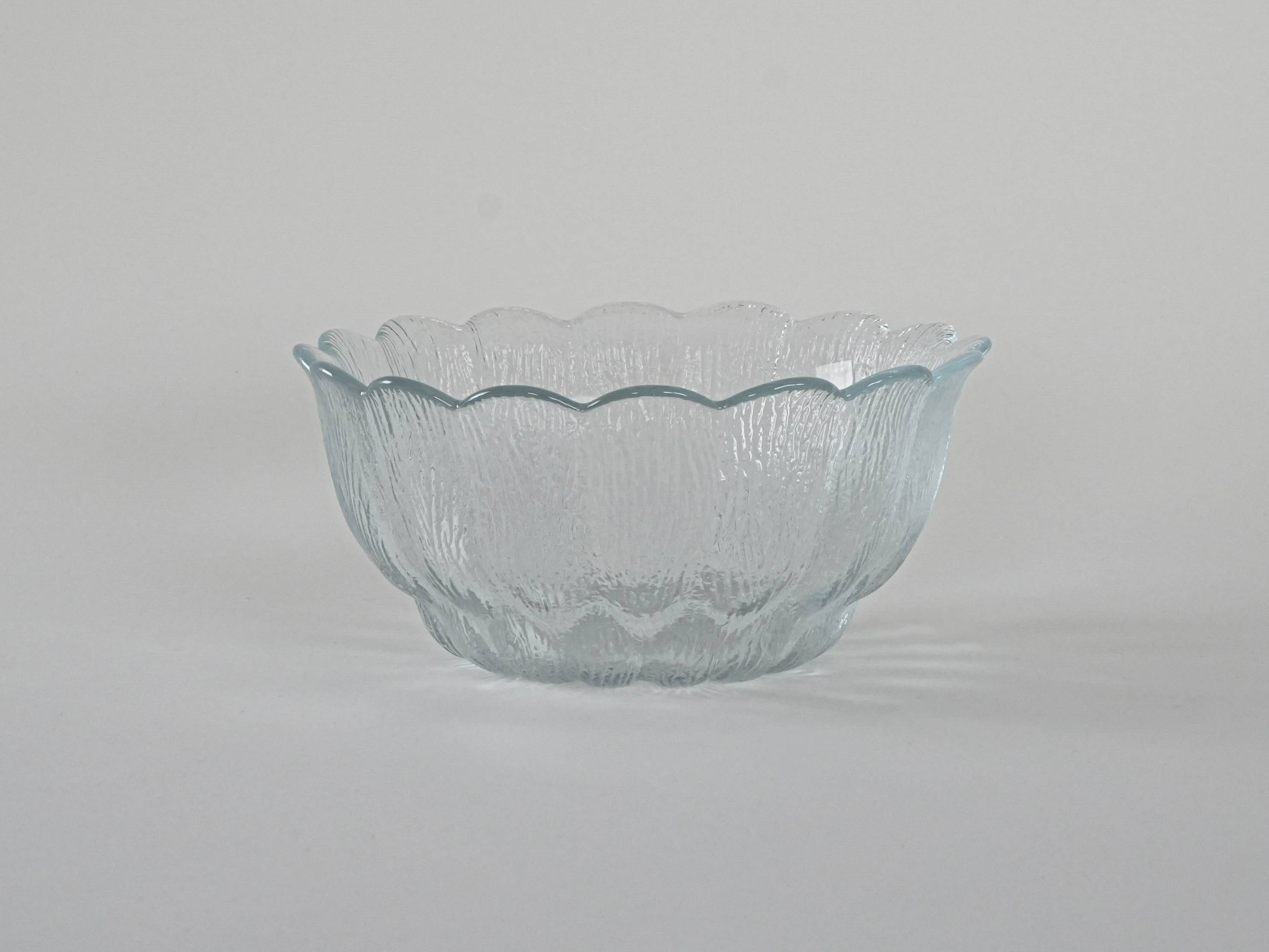 Glass bowl, Danish design, 1970s, manufacturer: Holmegaard