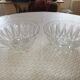Set of 2 vintage molded glass salad bowls