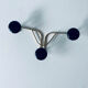 Vintage wall coat rack