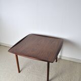 Rare Table Basse Moderne Danoise en Palissandre par Grete Jalk pour P. Jeppesen