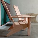 Wooden armchair "Adirondack"
