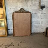 Old mirror Louis Philippe. Beveled mercury ice