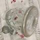 Baccarat beautiful pair of cut crystal carafes with crossed bevels | decanter