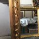 Miroir style Louis XVI doré à la feuille 153 x 99 cm