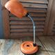 Lamp ball desk bedside Metal orange
