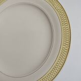 Plat Saint Amand Monaco blanc et jaune