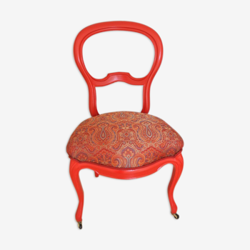 Louis Philippe red chair