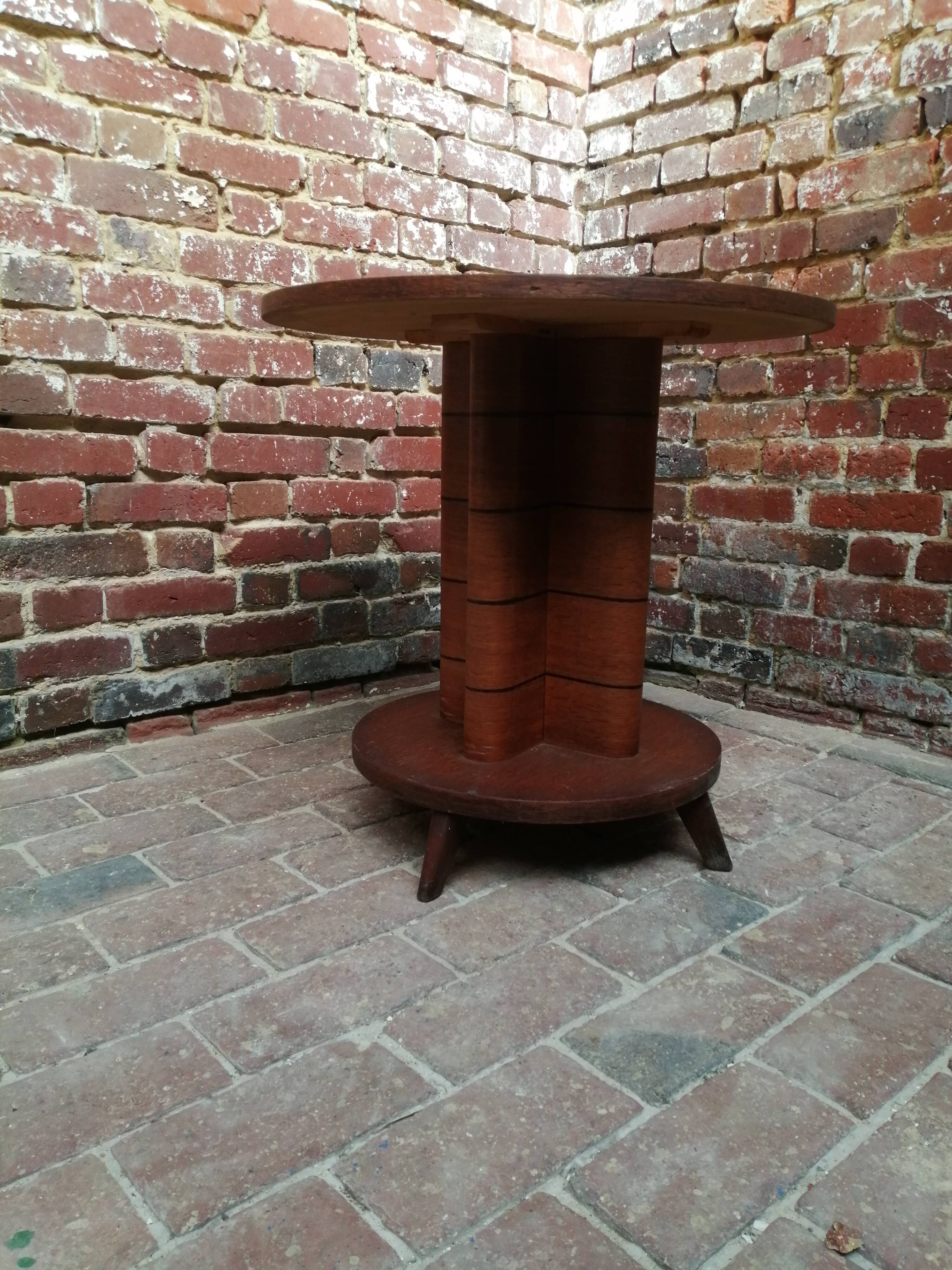 Vintage art deco style gueridon table