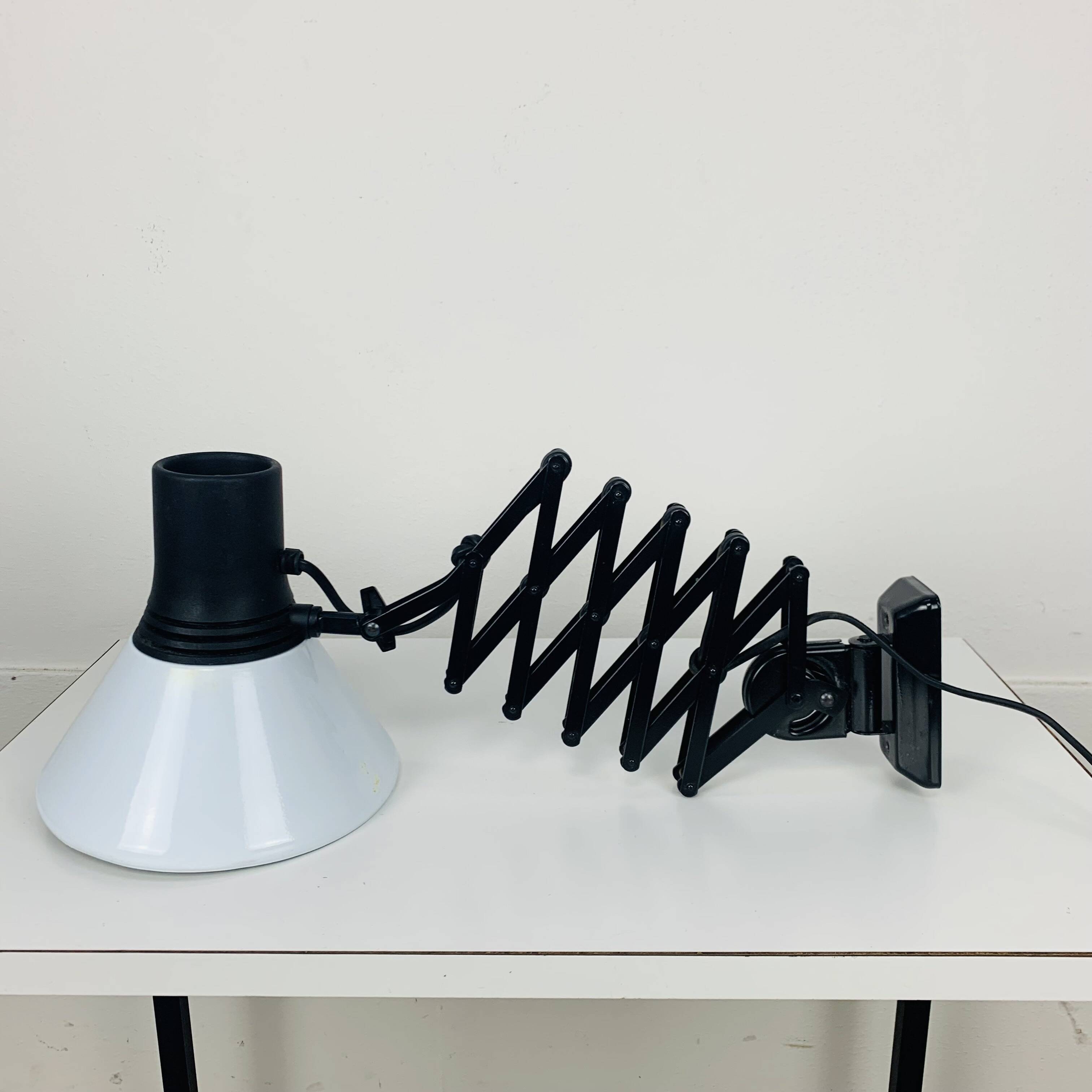 Fase metal accordion wall light, 70s