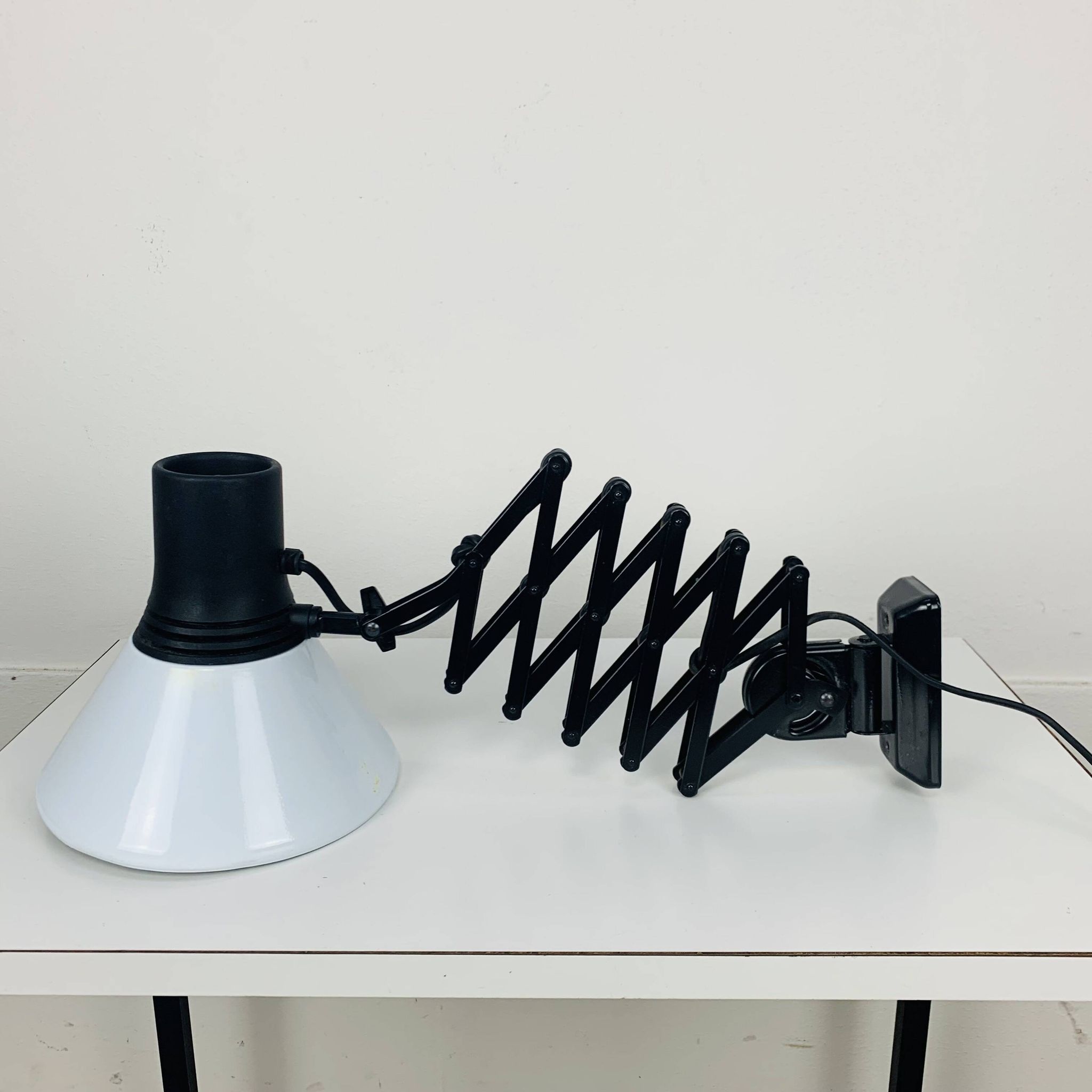 Fase metal accordion wall light, 70s