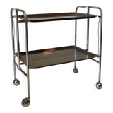 Vintage folding wheeled dessert trolley