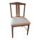 Vintage chair imitation white sheepskin suede 1960